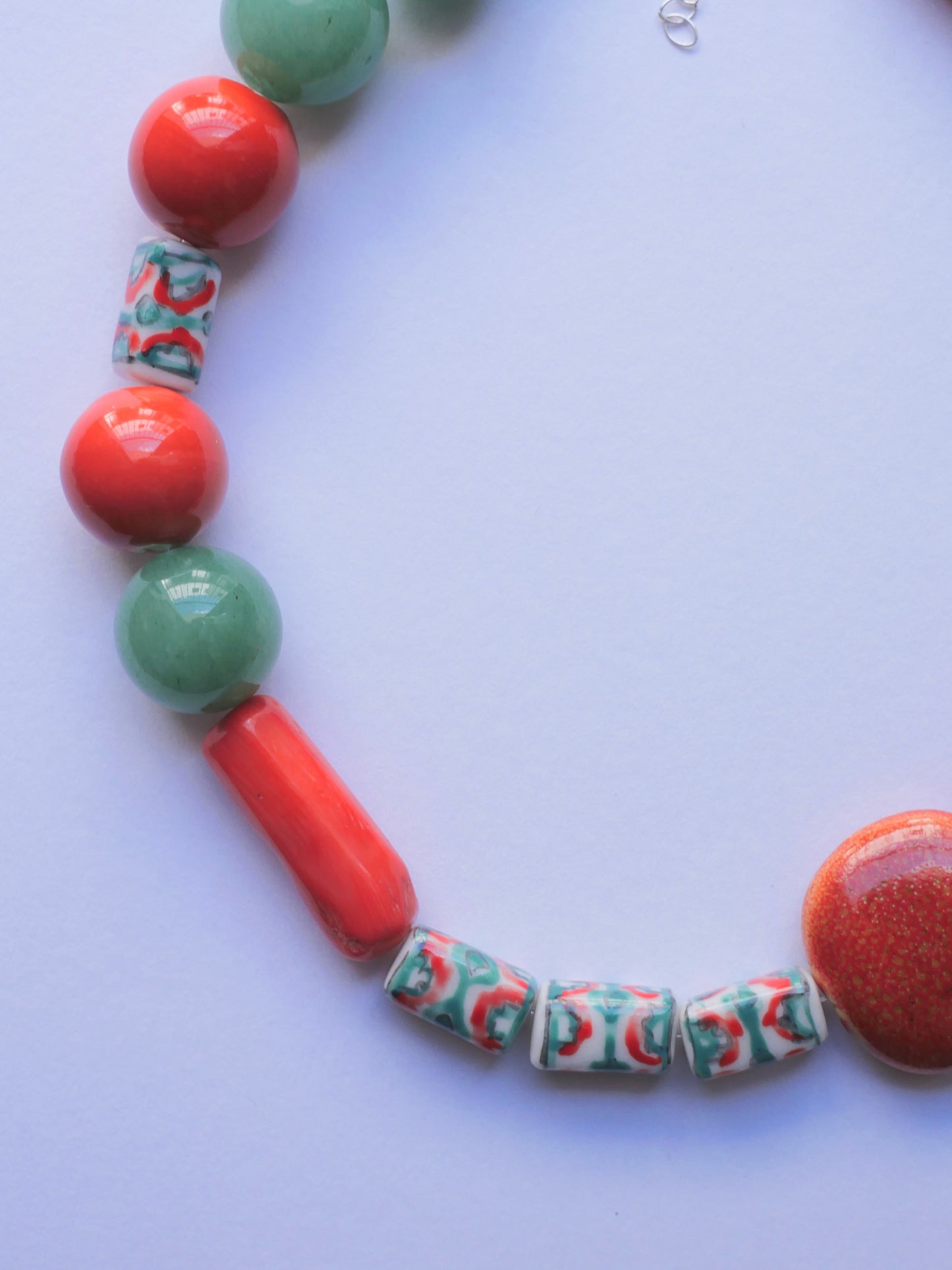 Coral rojo necklace