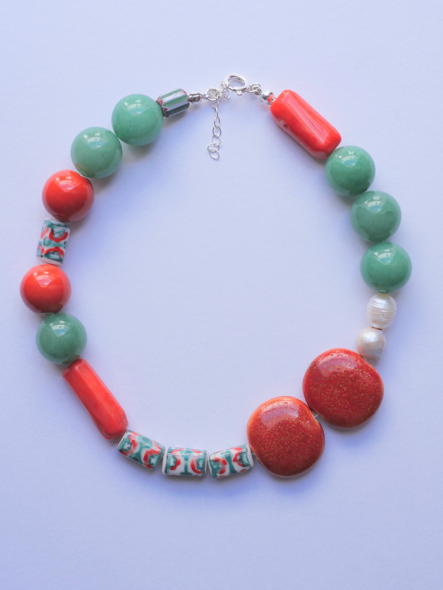 Coral rojo necklace