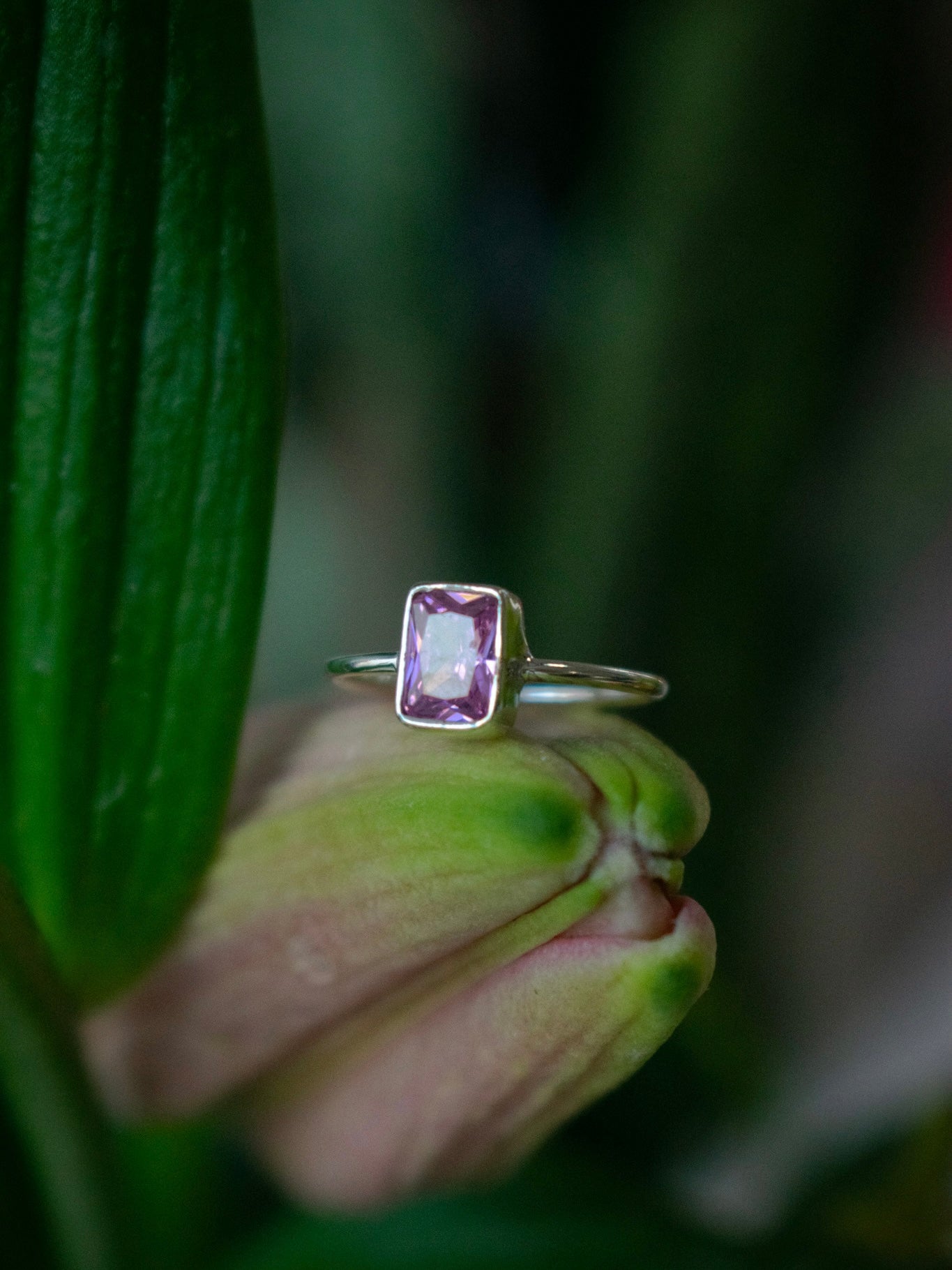 Anillo bloom Rosa