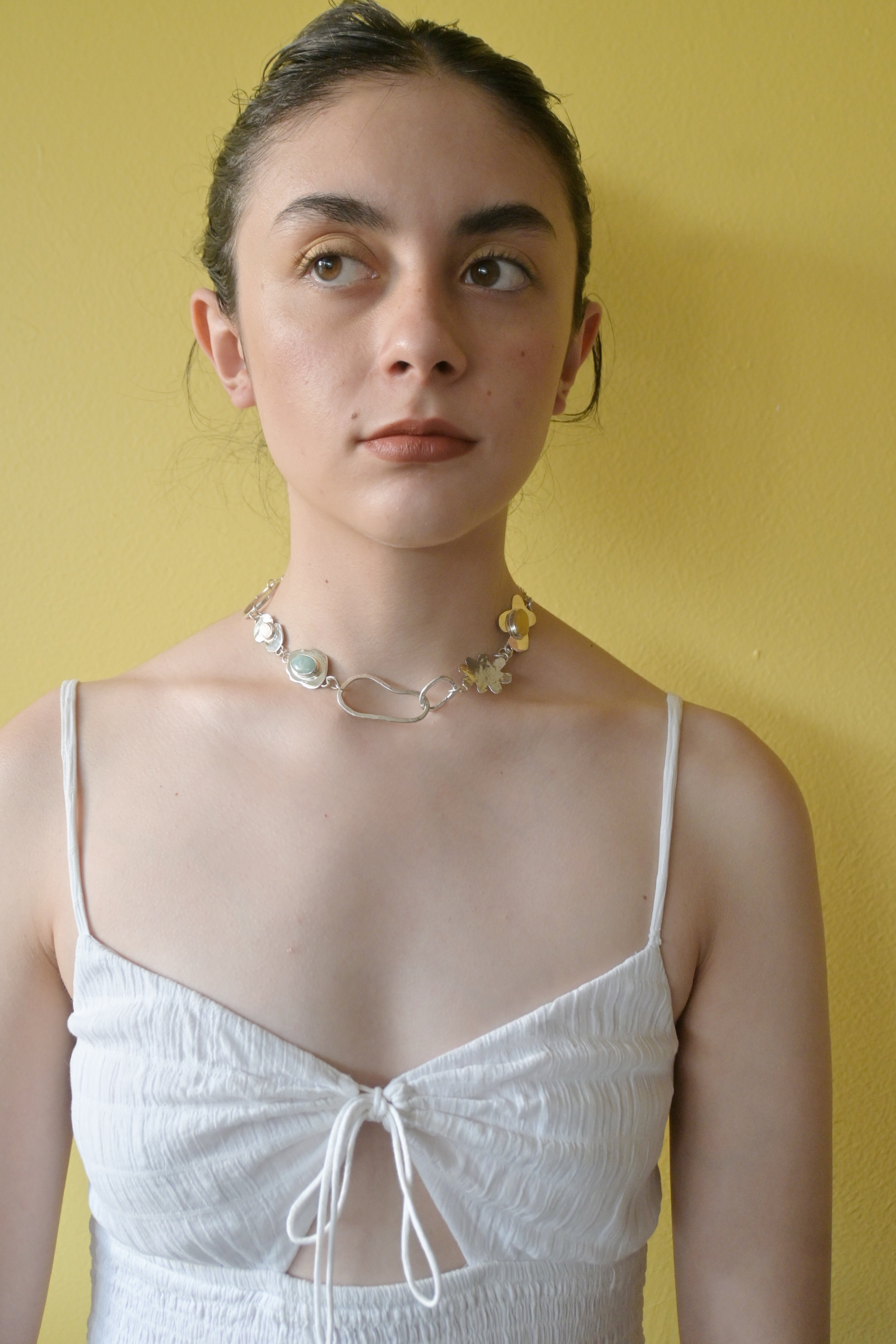 Collar girasol