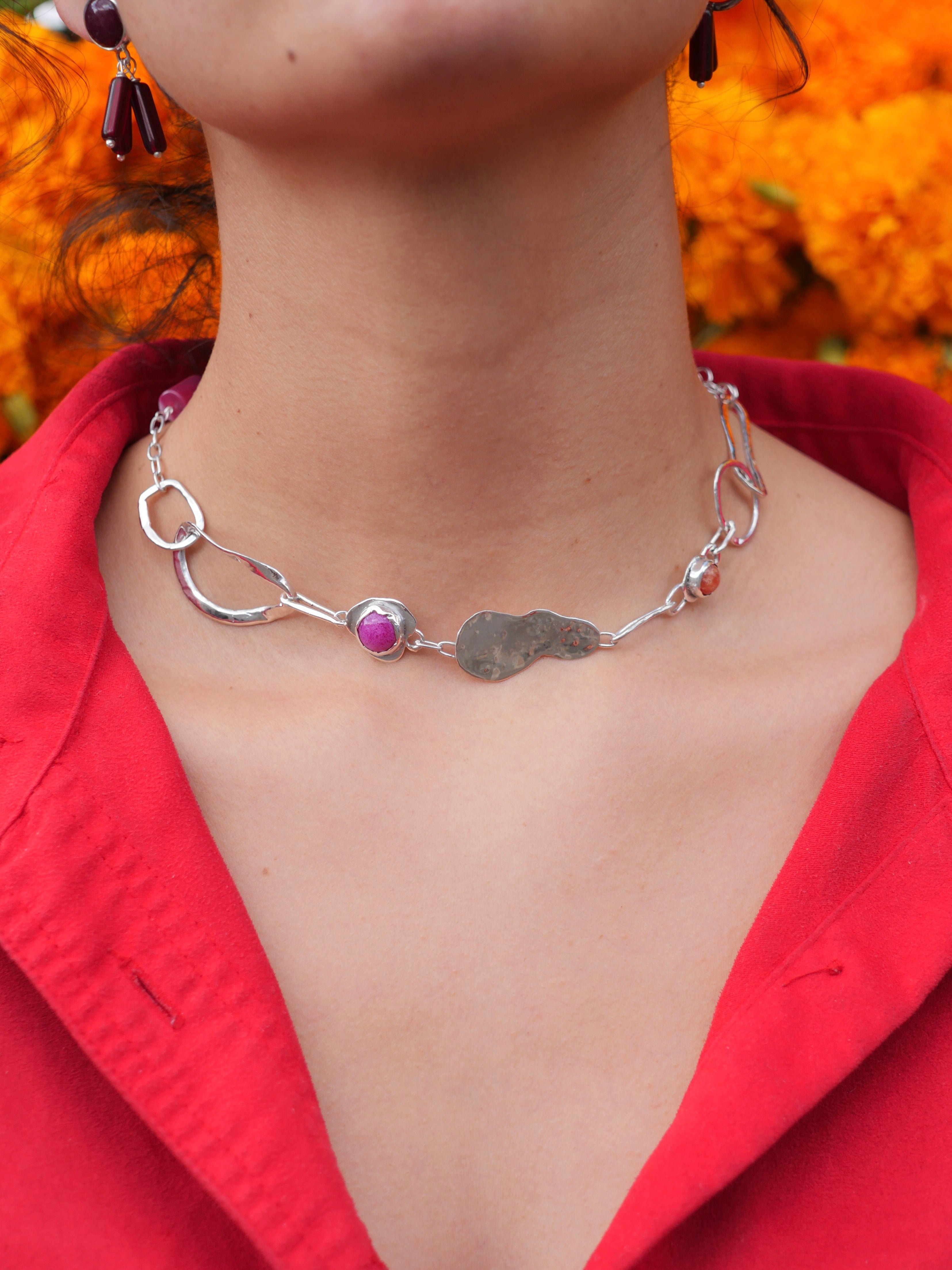 Collar cempasúchil