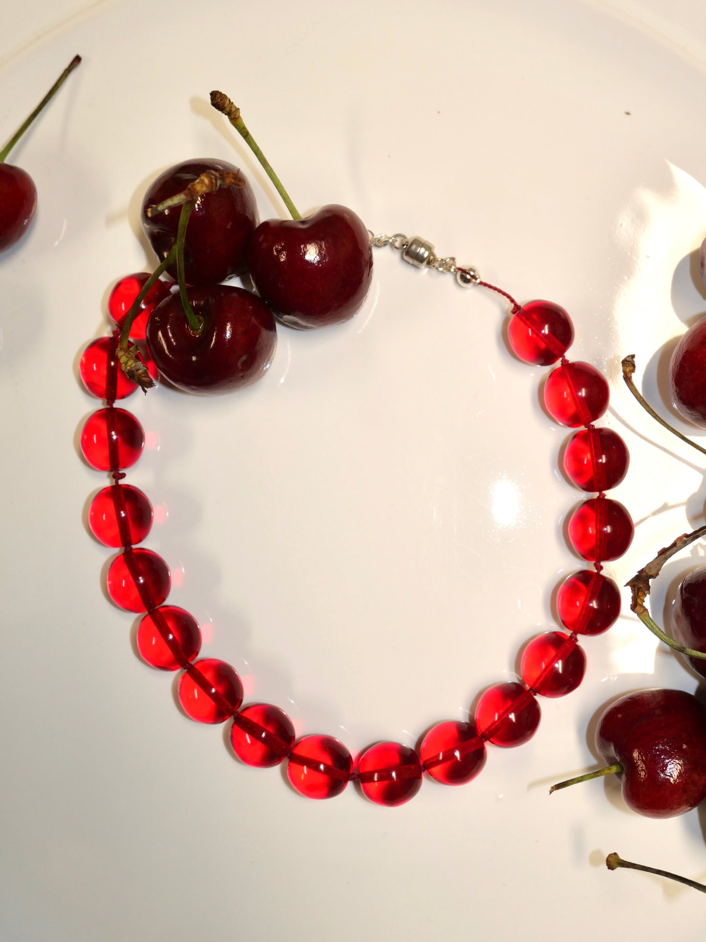 Lucy necklace rojo